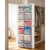 12 Large Mesh Pockets Boots Hanging Storage Shoe Rack for Closet closet shoe organizer shoe rack organizer shoe storage,4 Hooks In Australia - Darrahopens