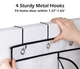 12 Large Mesh Pockets Boots Hanging Storage Shoe Rack for Closet closet shoe organizer shoe rack organizer shoe storage,4 Hooks In Australia - Darrahopens