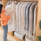 Garment Storage Bag with Zipper, Translucent, Suits, Dresses, Costumes, 5 Pcs Garment Covers Bag Seasonal Jacket & HIGH STORAGE In Australia - Darrahopens