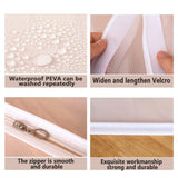 Large Translucent Frosted Garment Rack Cover Bags Clothing Storage Bag with Zipper for Hanging Shirts,Seal Closets to Protect In Australia - Darrahopens