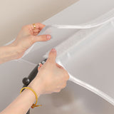 Clothes Storage Bags with Zipper Visual Window Transparent Garment Bags,Suit Bags for Closet Storage and Travel(Size: 80x60x90cm) In Australia - Darrahopens