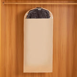Dress Bags for Gowns Long, Dress Garment Bag, Clear Foldable Long Dress Bag for Closet Storage and Travel  2 Pcs