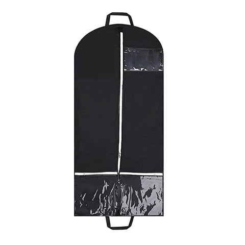 Garment Bags for Travel and Storage, Travel Suit Bags for Men Women with Pockets, Storage bags for Clothes,Shirts, Coats (Black)