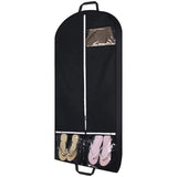 Garment Bags for Travel and Storage, Travel Suit Bags for Men Women with Pockets, Storage bags for Clothes,Shirts, Coats (Black)