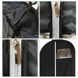 Garment Bags for Travel and Storage, Travel Suit Bags for Men Women with Pockets, Storage bags for Clothes,Shirts, Coats (Black)