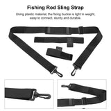 Fishing Rod Tackle Shoulder Strap Belt Fishing Rod Shoulder Belt Adjustable Fishing Rod Pole Carry Strap Sling Shoulder Belt In Australia - Darrahopens