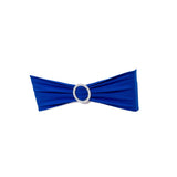 10 PCS Chair Sashes Bows Elastic Chair Bands with Buckle Slider Sashes Bows for Wedding Decorations (Royal Blue) In Australia - Darrahopens