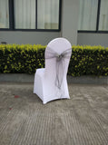 10 pcs Wedding Purple Chair Sashes Bows Sheer Chiffon Crystal Yarn Chair Bands for Party Banquet Hotel Restaurant Decorations In Australia - Darrahopens