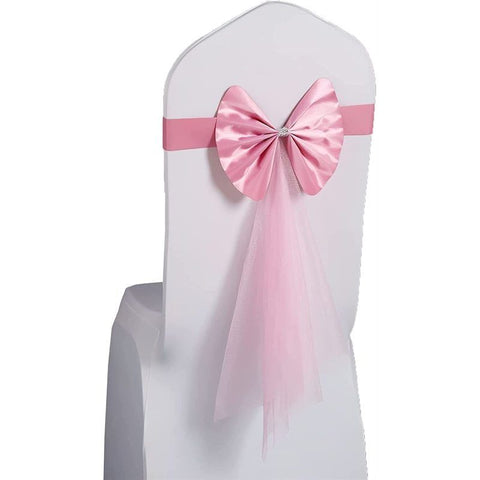 Chair sashesChair Protector Seat Covers Sashes,Chair Sashes Bows Chair Bands Ties Colourful Satin Sash Wedding Chair Bow (2 pcs) In Australia - Darrahopens