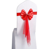 Chair sashesChair Protector Seat Covers Sashes,Chair Sashes Bows Chair Bands Ties Colourful Satin Sash Wedding Chair Bow (2 pcs) In Australia - Darrahopens