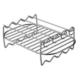Air Fryer Rack for Double Basket Air Fryer - Stainless Steel Multi-Layer Rack, Dehydrating Rack, (2-Pack) In Australia - Darrahopens