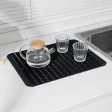 Silicone Dish Drying Mat for Multiple Usage,Easy clean,Heat-resistant Silicone Mat for Kitchen Counter or Sink,Refrigerator In Australia - Darrahopens