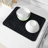 Silicone Dish Drying Mat for Multiple Usage,Easy clean,Heat-resistant Silicone Mat for Kitchen Counter or Sink,Refrigerator In Australia - Darrahopens