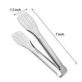 Serving Tongs Kitchen Tongs,Buffet Tongs, Stainless Steel Food Tong Serving Tong,small tongs 6 Pack (7 Inch) In Australia - Darrahopens
