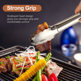6 Pack Serving Tongs Kitchen Tongs, Buffet Tongs, Stainless Steel Food Tong Serving Tong, small tongs （6pcs） In Australia - Darrahopens