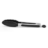 Silicone Cooking Tong with Firm Sealed Non Stick Rubber Tips & Silicon Coated 18/8 Stainless Steel Handle & Smooth Locking In Australia - Darrahopens