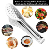Serving Tongs, Small Kitchen Tongs,Stainless Steel small tongs, Appetizer Tongs Ice Tongs Mini Sugar Tongs（2pcs） In Australia - Darrahopens