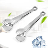 Mini Appetizer Tongs Stainless Steel Set of 2, Small Serving Tongs 6-Inch Stainless Steel Mini Appetizer Tongs(Silver) In Australia - Darrahopens
