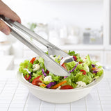 Serving Tongs Kitchen Tongs,Stainless Steel Food Tong Serving Tong,Food tongs for salads, meat and vegetables, 9 inch（2 Pack) In Australia - Darrahopens