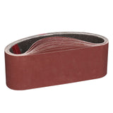 3 x 21 Inch Sanding Belts 40 Grits - 6 Pack Belt Sander Sanding Belts Best Aluminum Oxide Sanding Belt for Sanding Wood