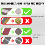 3 x 21 Inch Sanding Belts 40 Grits - 6 Pack Belt Sander Sanding Belts Best Aluminum Oxide Sanding Belt for Sanding Wood