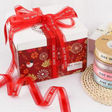 Red Ribbon Printing JUST for You Fabric Craft Ribbon Perfect for Craft, Bows, Gift Wrapping, Flower Bouquet In Australia - Darrahopens