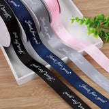 2.5 cm Embossed Ribbon Printing English Ribbon Gift Wrap Ribbon Butterfly Wrap Material,Flower Wrap Ribbon（4pcs） In Australia - Darrahopens