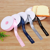 2.5 cm Embossed Ribbon Printing English Ribbon Gift Wrap Ribbon Butterfly Wrap Material,Flower Wrap Ribbon（4pcs） In Australia - Darrahopens