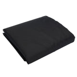Heavy-Gauge Reinforced Vinyl Outdoor Chaise Lounge Cover, Outdoor Waterproof Chaise Lounge Cover, black