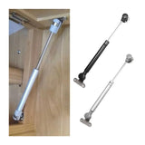 Furniture Supplies Fold Adjustable Randomly Stop Hinges Support Hinge Cabinet Doors Hydraulic (Size : Black and white)