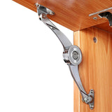 Lid Support Hinge, Tiberham Folding Lid Stay Hinge, Lid Lift Up Stay Buffer Damper for Kitchen Cabinet Door Cupboard Toy Box
