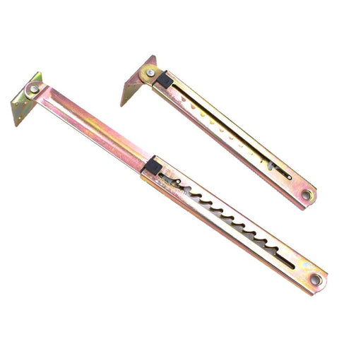 2Pcs Sofa Armrest Lifting Hinge Adjustable Gear Headrest Fitting Lifting Bracket Left and Right Angle Lifting Rod for Drawing