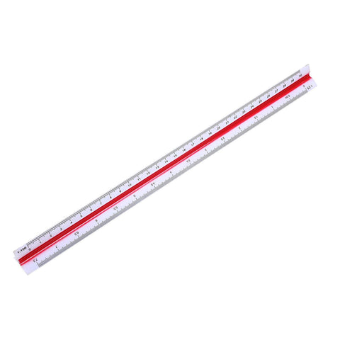 Architectural Scale, Scale Ruler, 12 inch, White, Scale Ruler Contractor, Architect Scal, Scaling Ruler, Drawing Ruler In Australia - Darrahopens