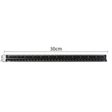 Architectural Scale Ruler,12" Aluminum Architect Triangular Ruler for Architects, Blueprint,Draftsmen and Engineers (Black)