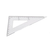 Pack of 2 Transparent Triangle Plastic Ruler Scale Set Square:30/60 Degree & 45/90 Degree Angle Acrylic Architectural Drawing In Australia - Darrahopens