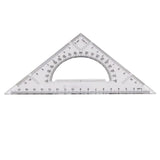 Pack of 2 Transparent Triangle Plastic Ruler Scale Set Square:30/60 Degree & 45/90 Degree Angle Acrylic Architectural Drawing In Australia - Darrahopens