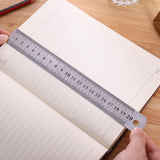 Straight Ruler Stainless Straight Ruler Measuring Tools Stationery Drafting Accessory for School Office Home 15/20Cm（2pcs）