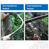 3 Pack Stainless Steel Wire Saw Emergency Saw Kit, Camping Wire Saw Mini Backpacking Saw,Travel Chainsaw (Plastic Handle)