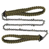 Pocket Chainsaw with Handle Long Chain Hand Saw Fast Wood & Tree Cutting Emergency Survival Gear Best for Camping Backpacking In Australia - Darrahopens