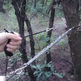 Wire Saw Lightweight Portable Metal Manual Chain Saw Emergency Saw Pocket for Outdoors Emergency Survival Tree Cutting Hunting