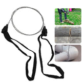 Stainless Steel Wire Saw Emergency Saw Kit, Camping Wire Saw Mini Backpacking Saw,Travel Chainsaw for Wood Cutting(Rope Handle) In Australia - Darrahopens