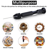 57 Pieces Hand Drill Bits Set, Pin Hand Drill,46 Pieces Micro Twist Drill Bits and 10 Pieces Mini Drill Bits (Random Color Drill) In Australia - Darrahopens
