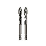 Masonry Drill Bits Set Glass Drilling Bits for Ceramic Tile Wood Porcelain Mirror Plastic Marble Wall,Sizes-10mm,2pcs