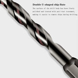 Masonry Drill Bits Set Glass Drilling Bits for Ceramic Tile Wood Porcelain Mirror Plastic Marble Wall,Sizes-10mm,2pcs