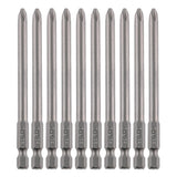 Cross Slot PH2#2 Long Screwdriver Bit Set 10 PCS 1/4 Inch Hex Shank 4 Inch/100 mm Length S2 Steel with Magnetic In Australia - Darrahopens