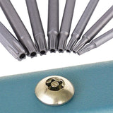 8 pcs T8-T40 Magnetic Torx Head Screw Driver Bit Set Security Tamper Proof Star 6 Point Screwdriver Kit Tools | 150mm Length