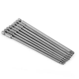 8 pcs T8-T40 Magnetic Torx Head Screw Driver Bit Set Security Tamper Proof Star 6 Point Screwdriver Kit Tools | 150mm Length