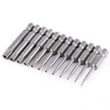 12pcs 1/4 Inch Hex Shank T5-T40 Torx Head Screw Driver Bit Set Security Tamper Proof Star 6 Point Screwdriver Kit Tools In Australia - Darrahopens