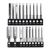 Efficient & Easy To Use Set Versatile 20pcs/set Bit Set With Long Lasting Plating & Low Magnetic Force Bit Set