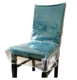 Dining Room/Kitchen Chair Cover/Protector-Heavy Duty Clear No Dust/Spill/Pet Hair/Pet Claws, Easy Clean Slipcover